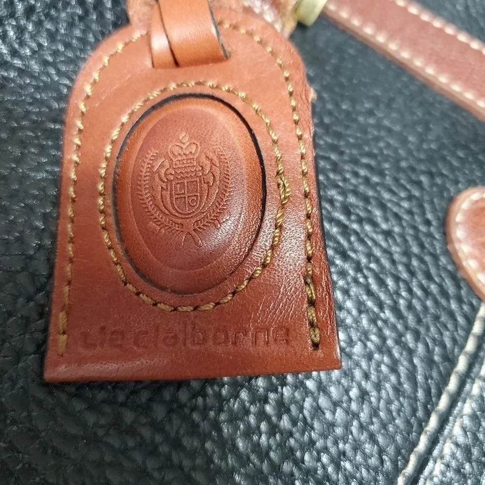 Liz Claiborne black & brown leather purse